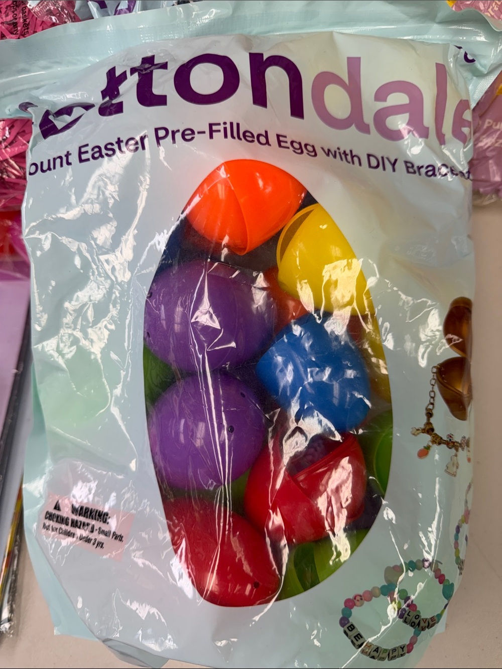 Cottondale Spring Multi-Color Plastic Easter Eggs - Party Pack diy bracelet new